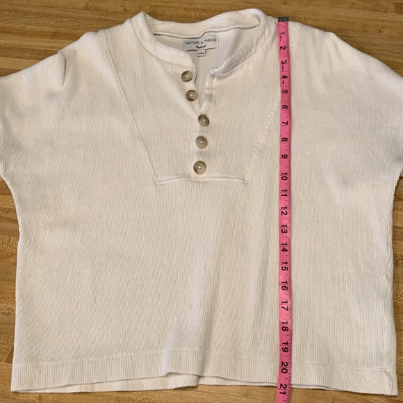 Madewell Textured & Thread Henley Top Size L - Picture 11 of 11